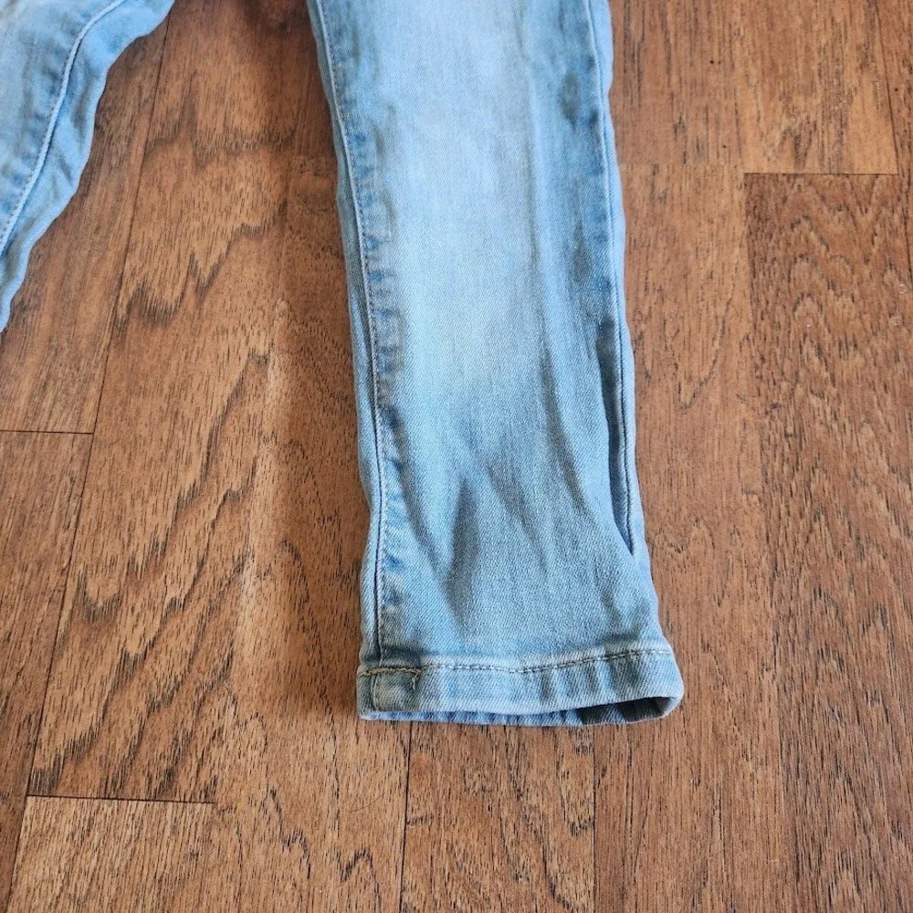 The Childrens Place Girls Super Skinny Light Wash Blue Denim Jeans Size 4T 617